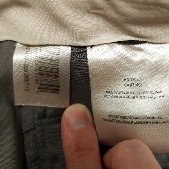 BCBG Gray Slacks Trousers - 2 - Picture 3 of 7